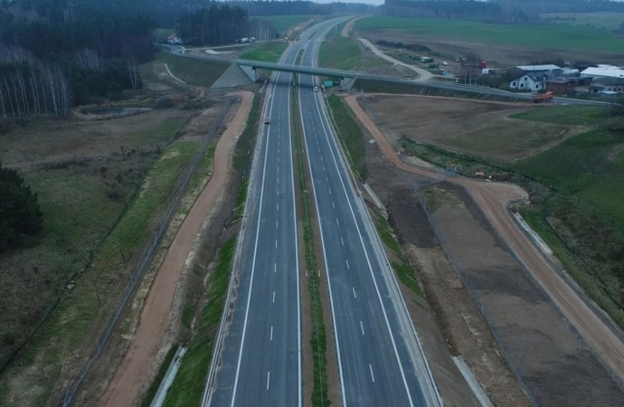 {Przed czasem zakończono budowę nowej drogi ekspresowej w województwie warmińsko-mazurskim.}